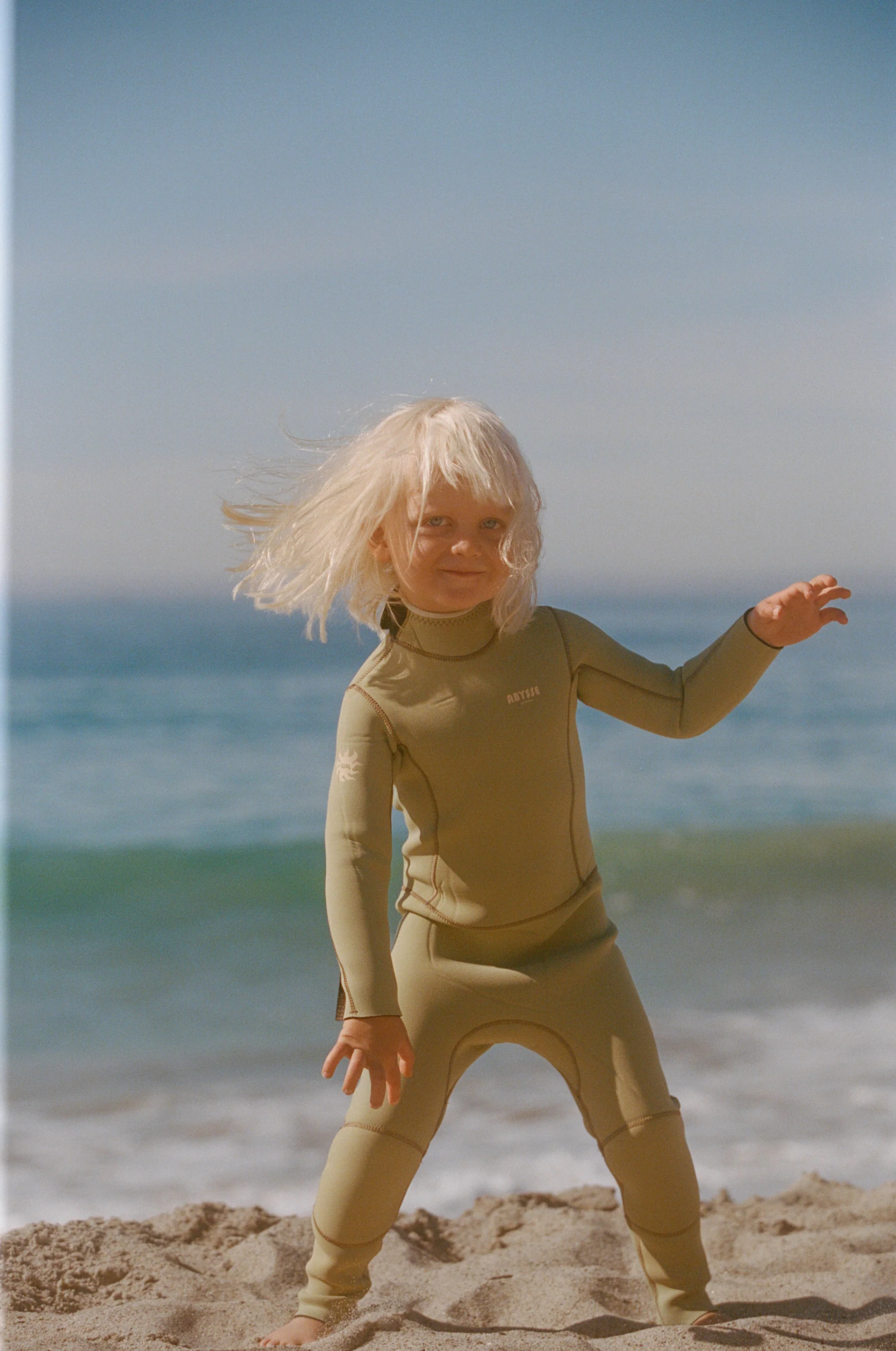 Mano Mini Full Wetsuit - Aloe 3/3mm - Image 4