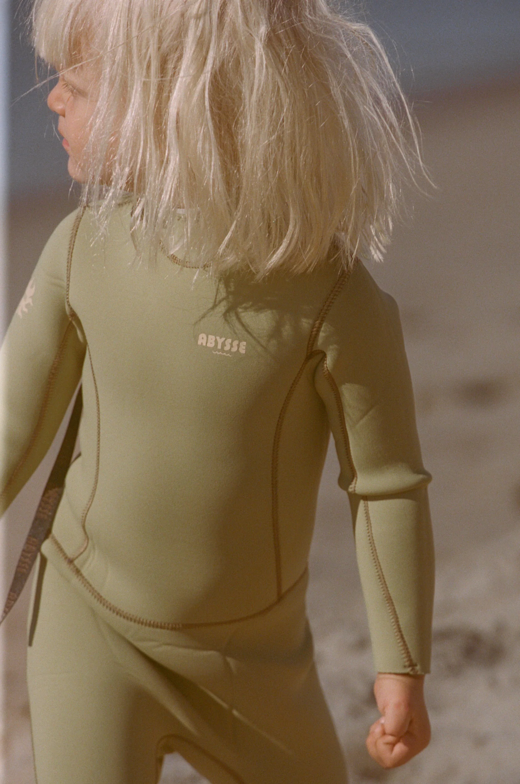 Mano Mini Full Wetsuit - Aloe 3/3mm - Image 6