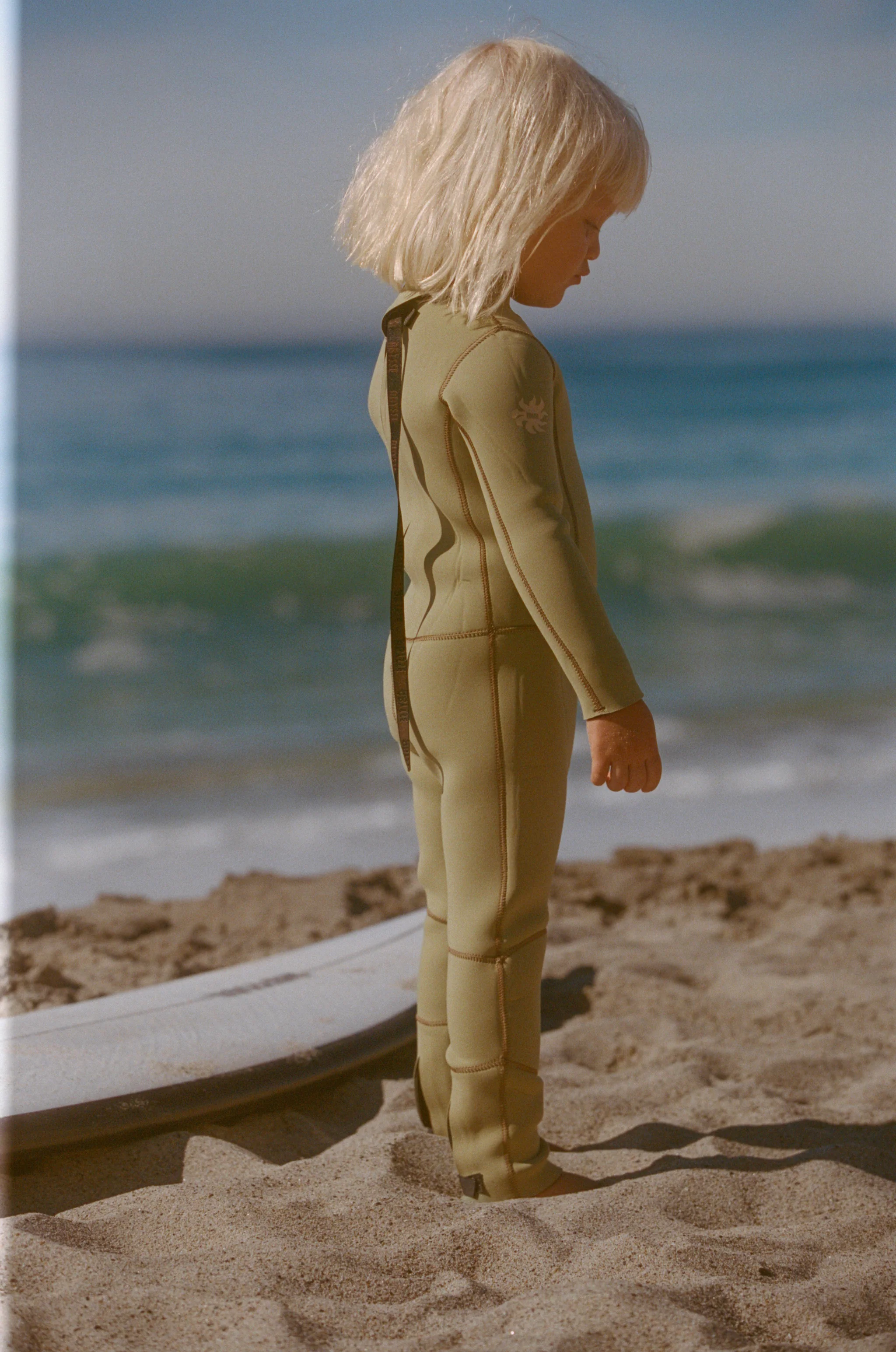 Mano Mini Full Wetsuit - Aloe 3/3mm - Image 8