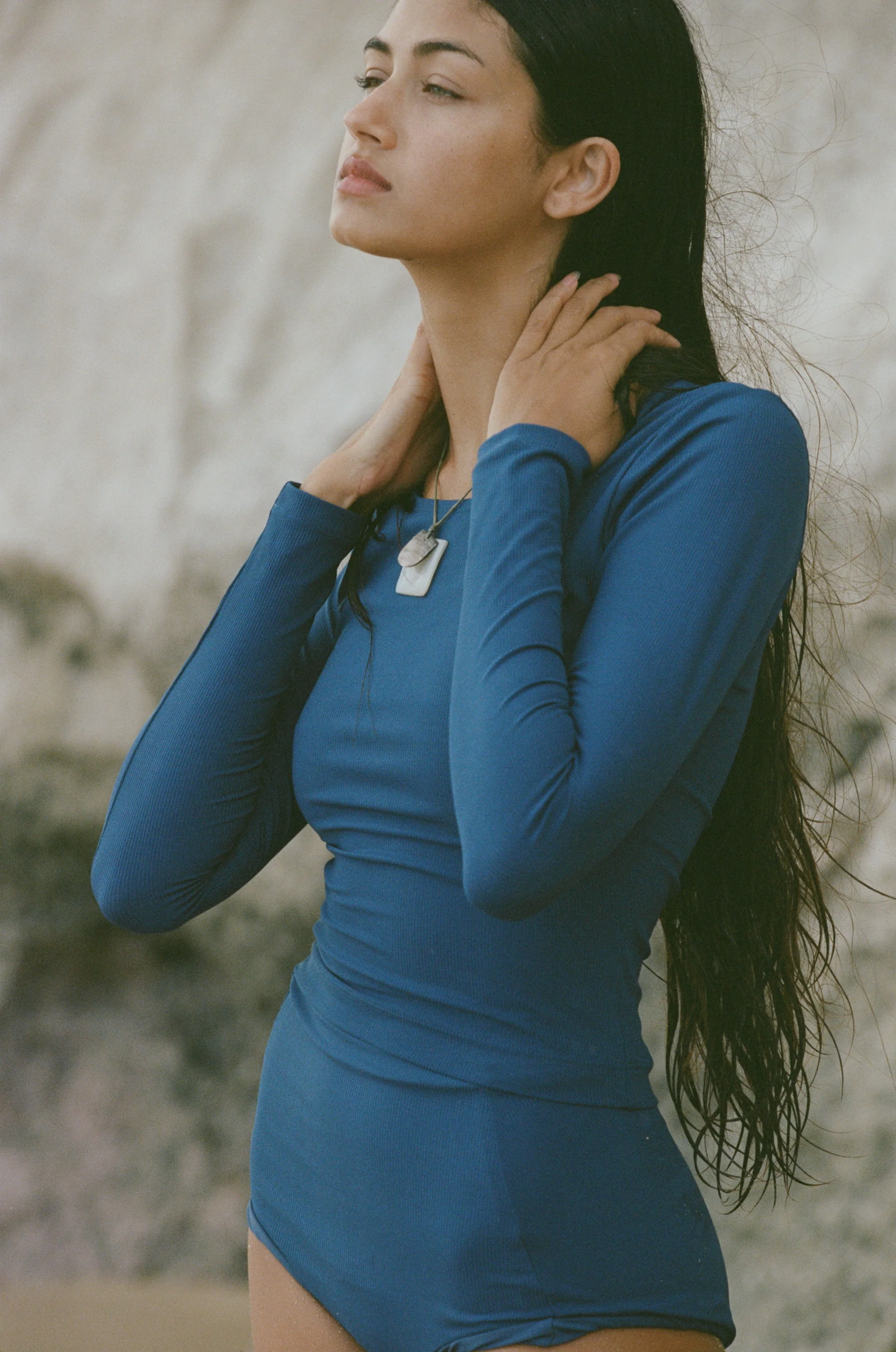 Poppler Rashguard Top - Ocean Rib - Image 3