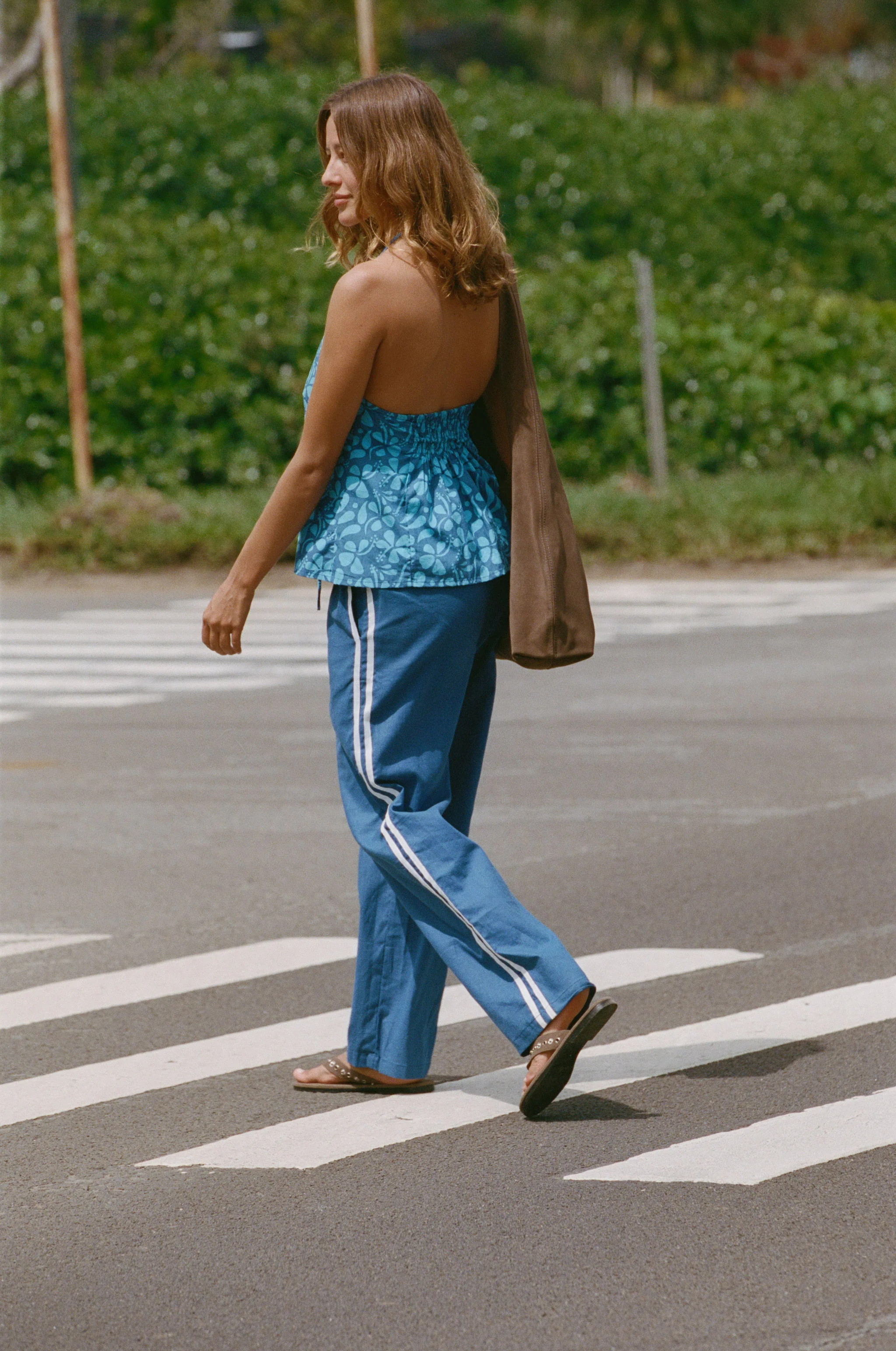Puka Linen Pant - Ocean - Image 9