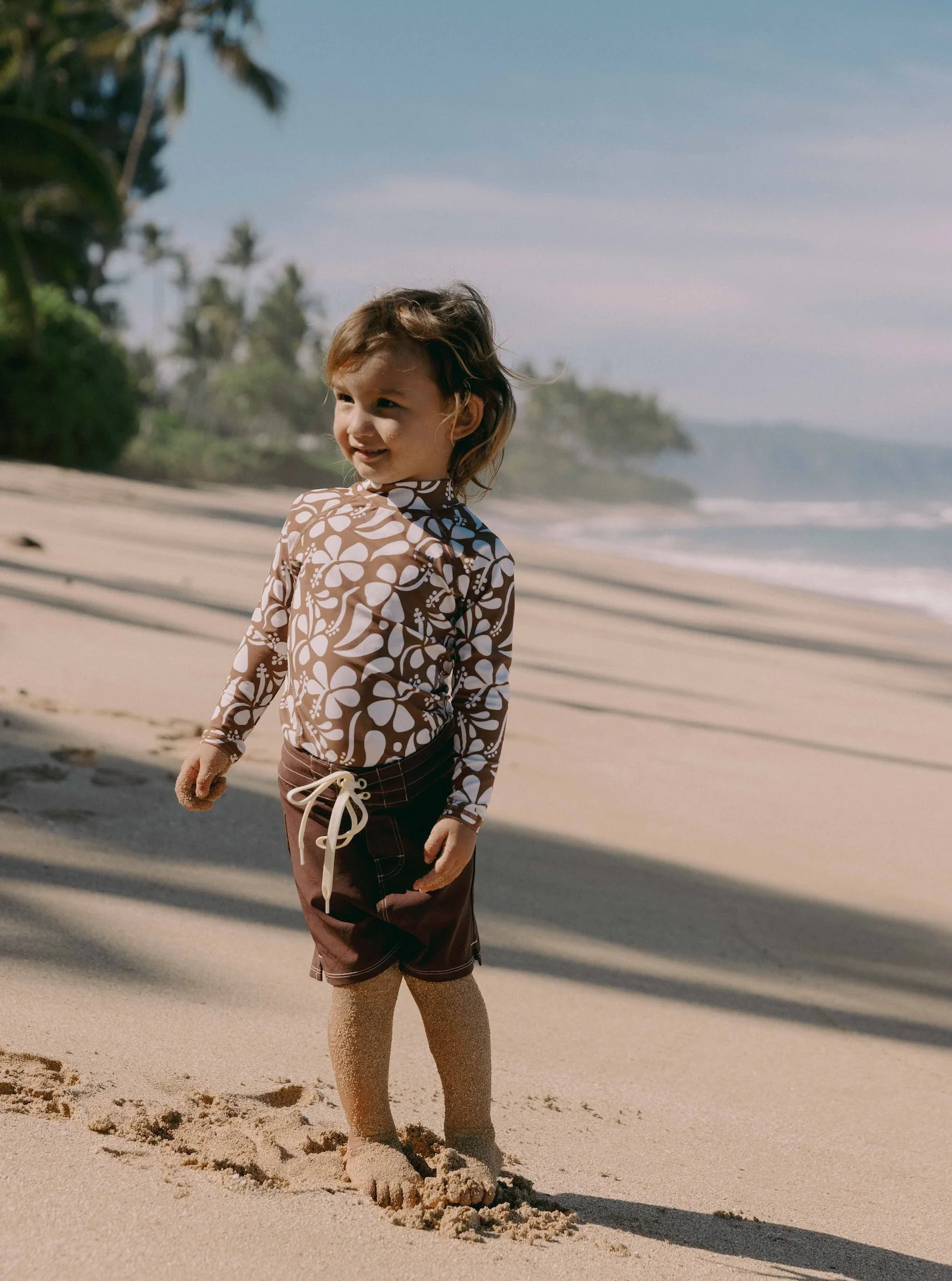 Sunny Rash Guard Mini - Lei Brown - Image 6