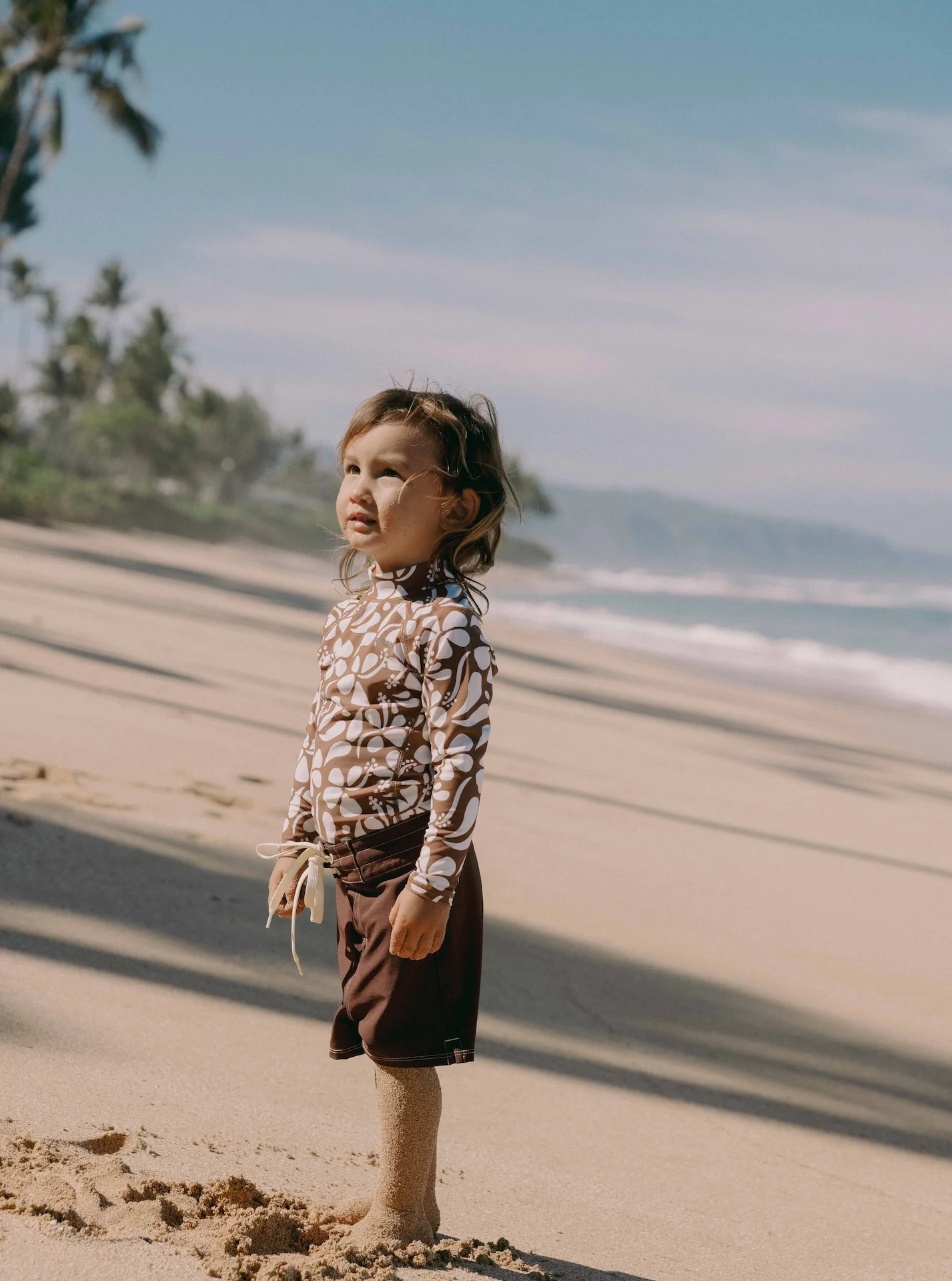 Sunny Rash Guard Mini - Lei Brown - Image 8